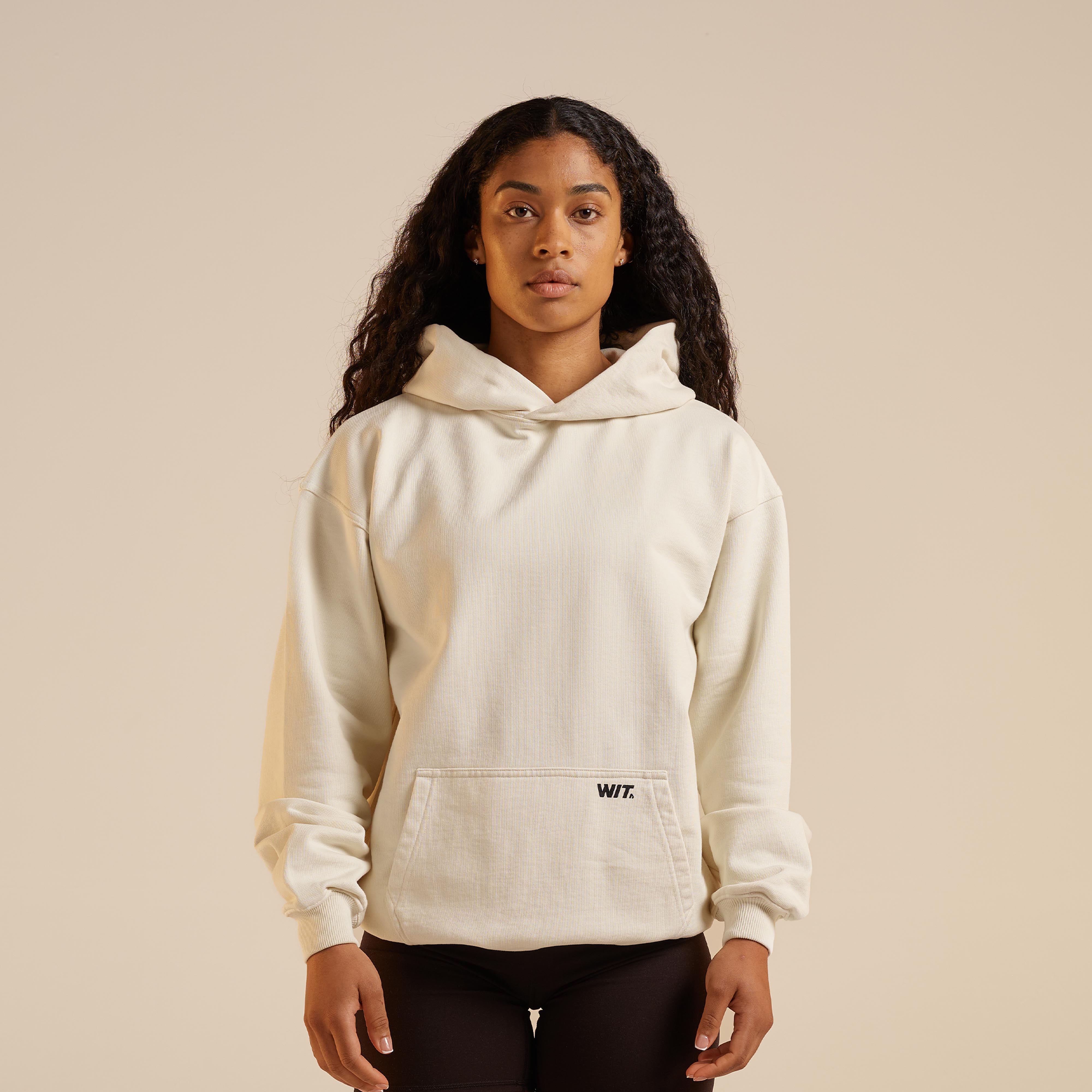Sweatshirt White Hoodie Womens Women Hooded White Hoodie — Classic